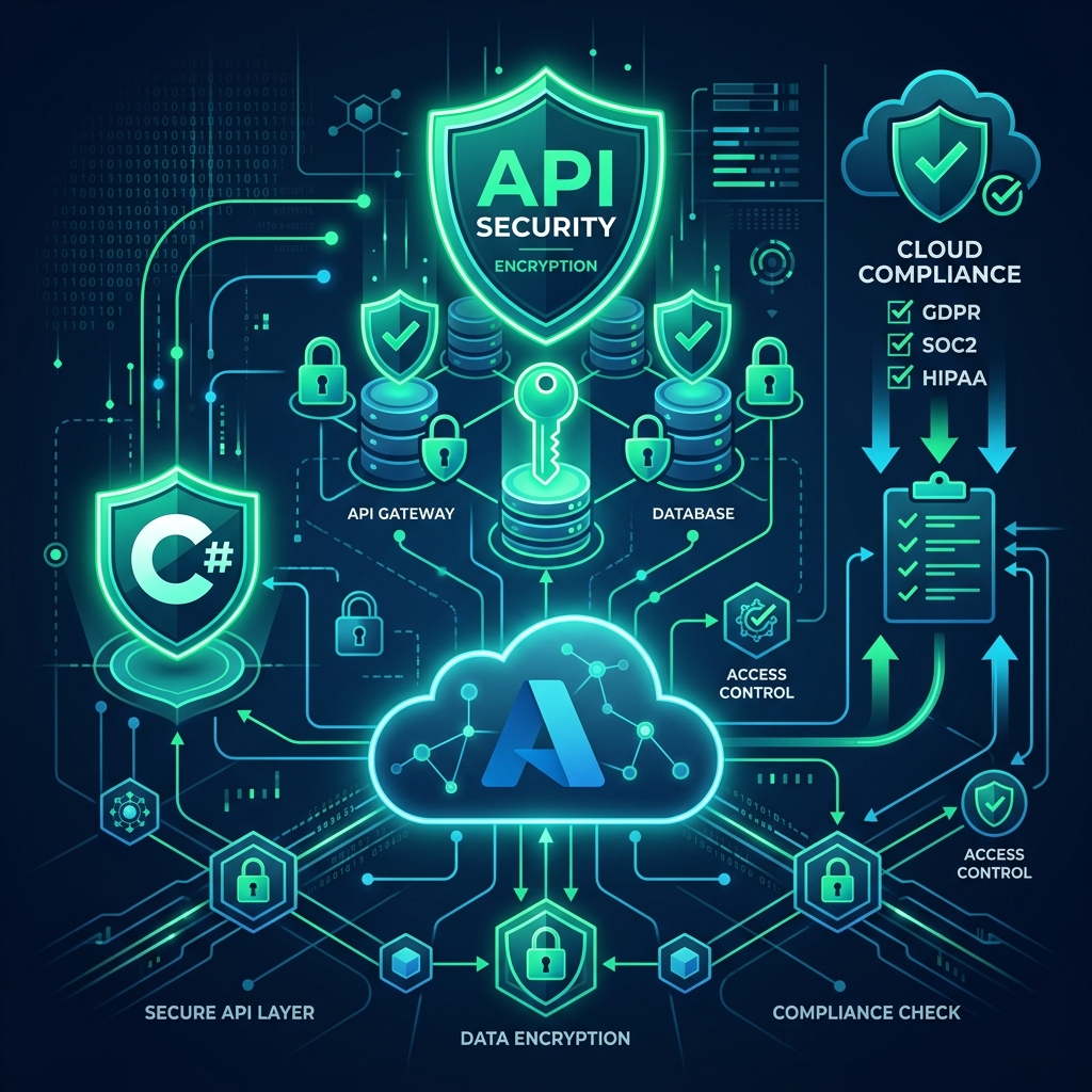 Compliance-First Cloud Architecture: Designing GDPR and HIPAA-Ready .NET APIs on Azure