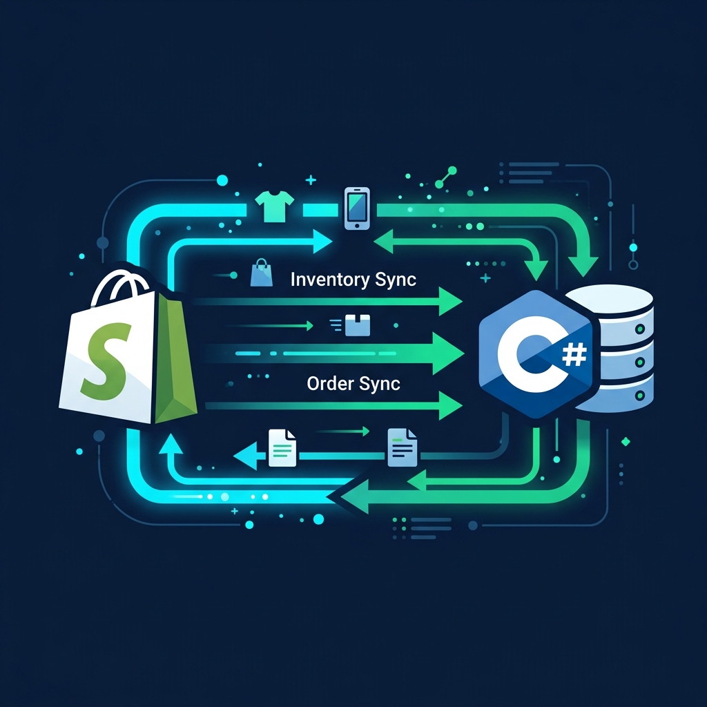 Syncing Shopify with Custom ERPs: Building High-Performance C# Middleware for Inventory & Order Processing