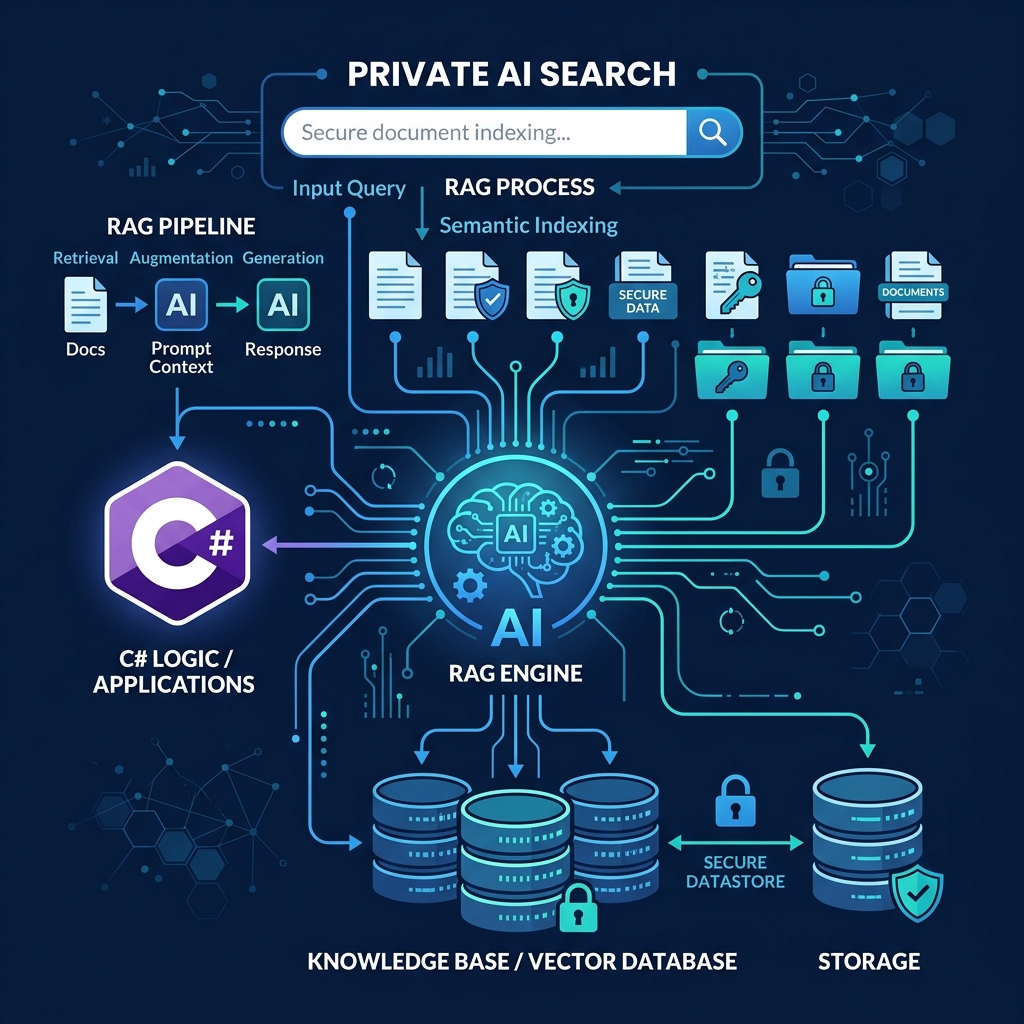 Retrieval-Augmented Generation (RAG) in C#: Building Private Enterprise AI Search with Semantic Kernel